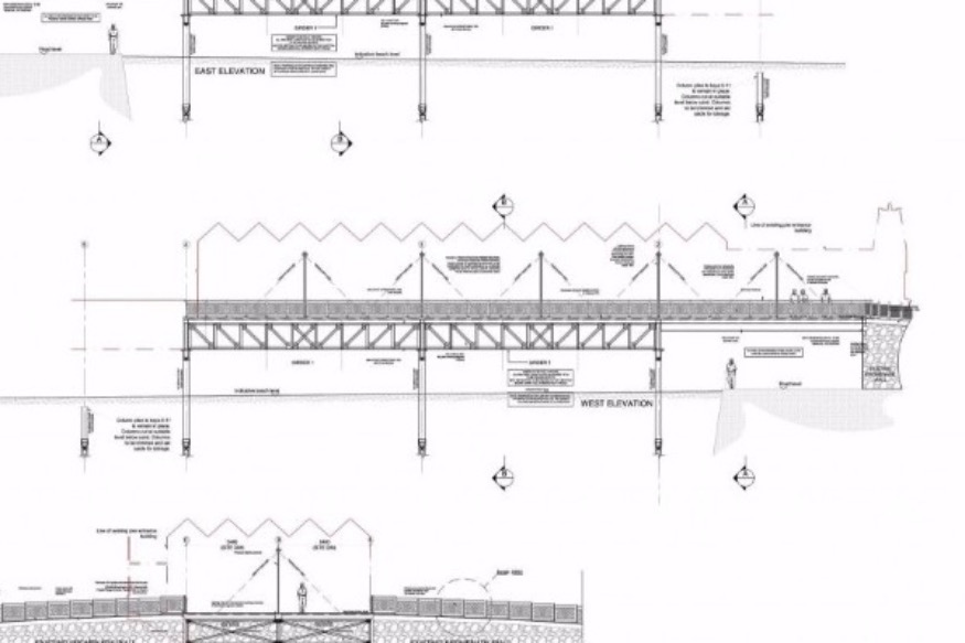 Local history in the making as work starts on new Pier