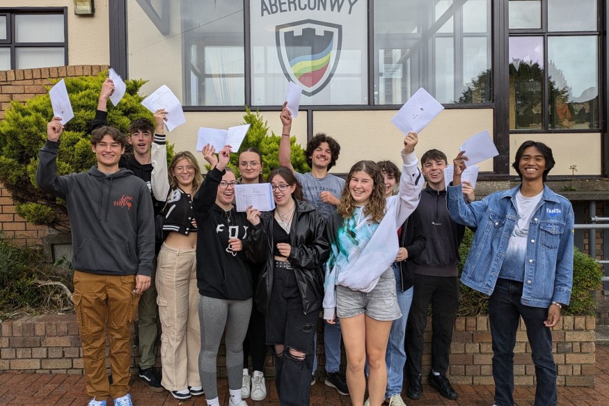 Ysgol Aberconwy celebrates outstanding A-level results