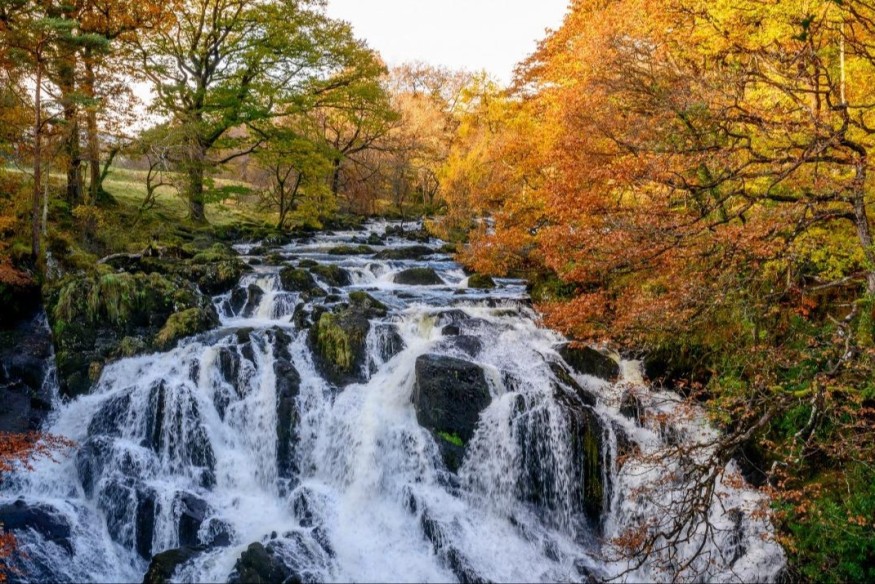 Pedestrian falls 50 feet from wall near Betws-y-Coed