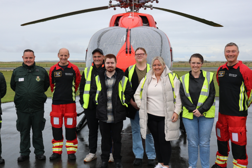 Man thanks neighbours and medics who saved his life
