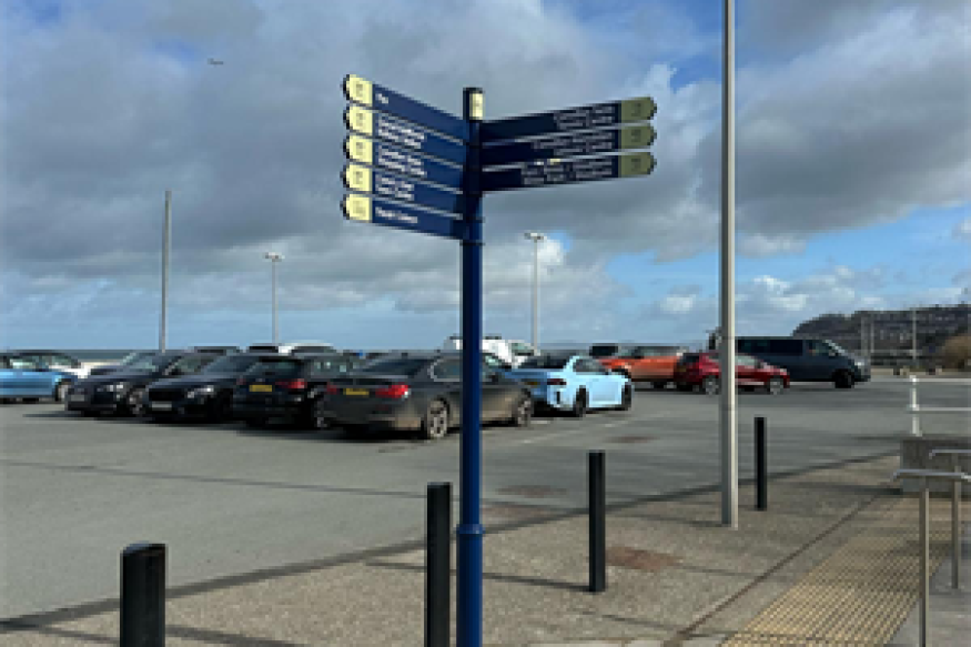 New signs pointing the way around Conwy County's towns